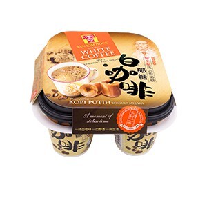 Tan Kim Hock White Coffee with Gula Melaka 陈金福马六甲椰糖白咖啡 4 x 40g