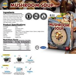 Master Pasto Mushroom Soup (HALAL)