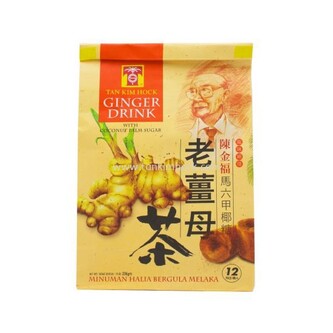 Tan Kim Hock Ginger with Coconut Palm Sugar 陈金福椰糖老姜母茶 12's x 28g