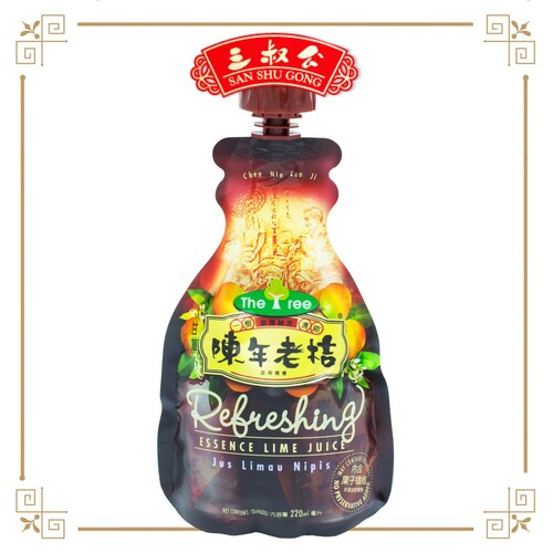 San Shu Gong Refreshing Essence Lime Juice  三叔公一树甘草陈年老桔 200ml
