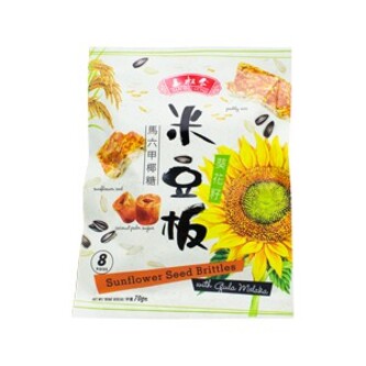 San Shu Gong Sunflower Seed Brittles with Gula Melaka 三叔公葵花籽米豆板 70g