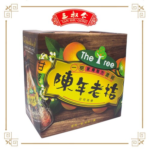 San Shu Gong Chen Nian Lao Ji Box 三叔公一树甘草陈年老桔盒装 6s' x 220ml San Shu Gong Chen Nian Lao Ji Box 三叔公一树甘草陈年老桔盒装 6s' x 220ml