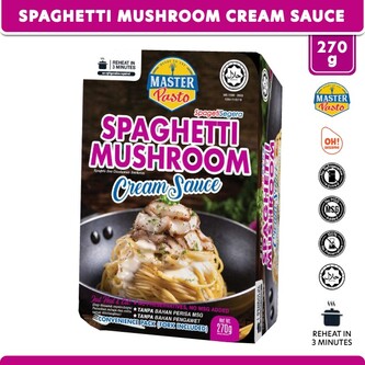 Master Pasto Spaghetti Mushroom soup cream sauce (HALAL)